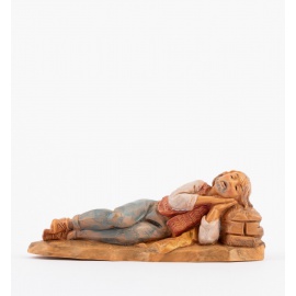Statuette per Presepe,  Pastore dormiente,  Cm9,5