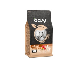 OASY GRAIN FREE MEDIUM ADULT AGNELLO 2,5 KG