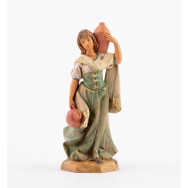 Statuette per Presepe, Pastore con brocche,  Cm12