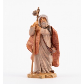 Statuette per Presepe, Pastore con bastone,  Cm12