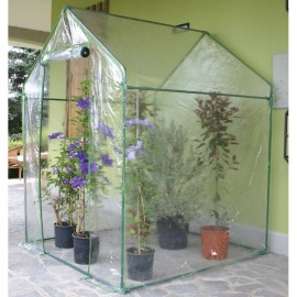  serra da giardino  a casetta clematis 155x155x205