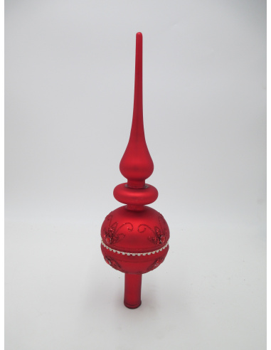 Puntale Natalizio di Vetro, 31 cm,...