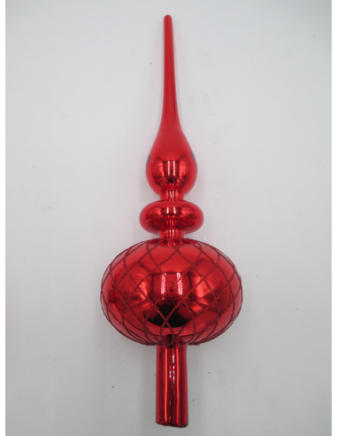 Puntale Natalizio di Vetro, 36 cm,...