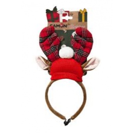 COPRICAPO DECORATIVO PER CANI NATALIZIO 