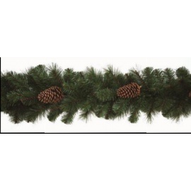 Ghirlanda Natalizia con Pigne  270cm , diametro 30cm