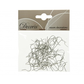 Gancetti per sfere argento cm.3,5