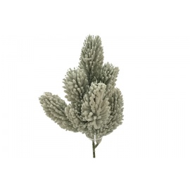 Fiore natalizio, Ramo di Pino Innevato 38 cm