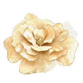 Fiore natalizio, Rosa Oro 50cm 