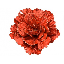 Fiore natalizio, Peonia Rossa 80 cm 