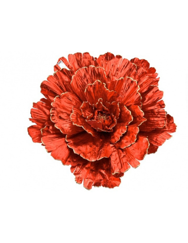 Fiore natalizio, Peonia Rossa 80 cm 
