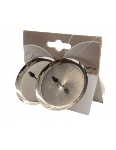 Portacandela avvento argento cm.6...