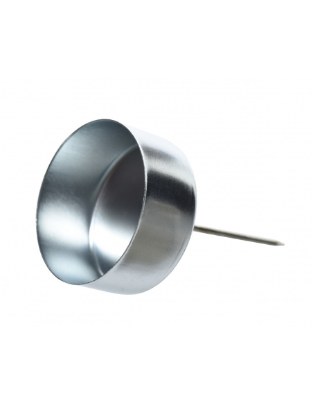 Porta tealight in ferro c/pick cm.7,5