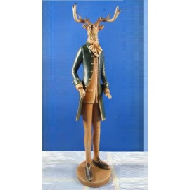 Figurina Renna Gentiluomo, 17,5x14x65,5 cm 