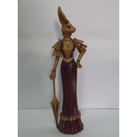 Figurina Renna Gentiluomo, 10x9,5x46,5 cm 