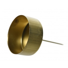 Porta tealight ferro su con pick cm.7,5