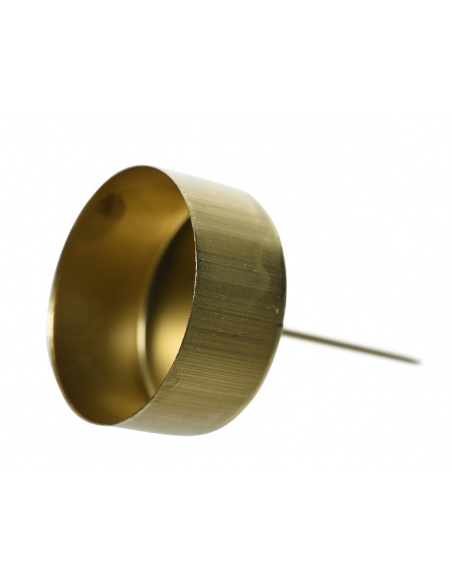 Porta tealight ferro su con pick cm.7,5