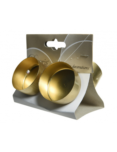 Porta tealight ferro su con pick cm.7,5