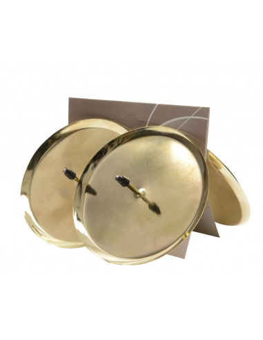 Portacandela avvento oro conf. 4 pezzi