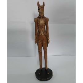 Figurina Cane Lupo Gentiluomo, 7,5x7,5x30 cm