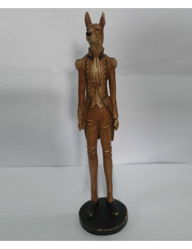 Figurina Cane Lupo Gentiluomo, 7,5x7,5x30 cm