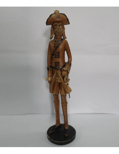 Figurina Cane Lupo Gentiluomo, 7,5x7,5x30 cm