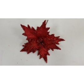 Fiore Natalizio, Stella di Natale Rosso 30cm