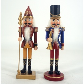 Soldatino Schiaccianoci, 20 cm, Bianco, Assortito