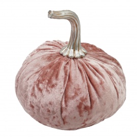 Zucca Velluto Champagne, Imbottita, 17 cm