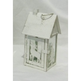 Lanterna Quadrata Avorio 10 x 10 x 10Cm 