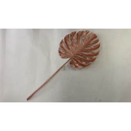 Fiore Natalizio, Foglia Filodendro Rosa 90cm