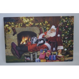 Quadro Luminoso, Babbo che dorme