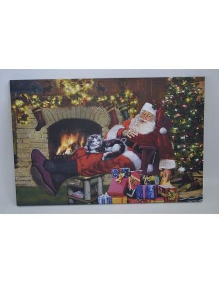 Quadro Luminoso, Babbo che dorme