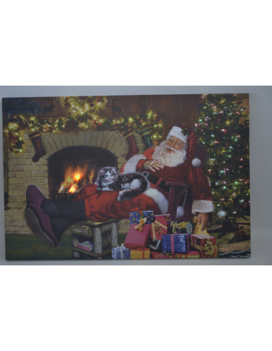 Quadro Luminoso, Babbo che riposa...