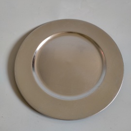 Sottopiatto Liscio, 33 cm, Oro