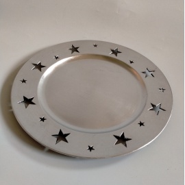 Sottopiatto Losanghe, 33 cm, Rosso