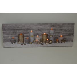 Quadro Luminoso, Candele...