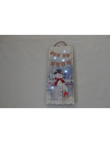 Quadro Luminoso Pupazzo 23x60 cm 