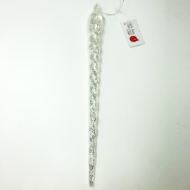 Ghiacciolo Acrilico, Glitter Champagne, 17,5 cm