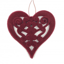 Campane, Velluto Bordeaux, 10,5 cm