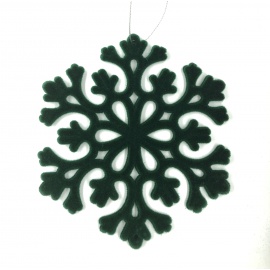 Fiocco di Neve, Velluto Bordeaux, 13 cm