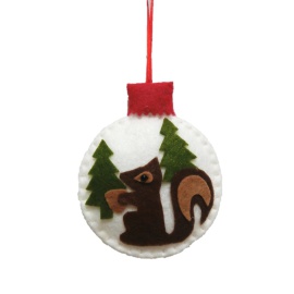 Volpe su Sfera, Panno, 12,5 cm