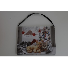 Quadro Luminoso, Gatti con... 2