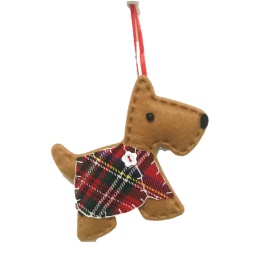 Terrier Bianco, Panno, 12,5 cm