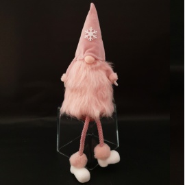 Gnomo in piedi Rosa, 44cm