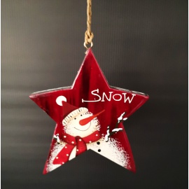 Bicicletta Acrilico, Glitter Rossi, 13x8 cm