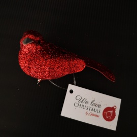 Cetra, Acrilico, Glitter Rosso, 12,5 cm