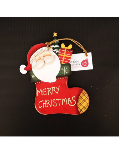 Calza con Personaggio, Legno, 12 cm,...