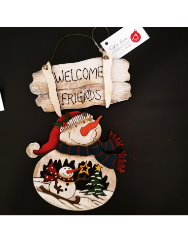 Cuore con Personaggio, Legno, 11 cm, Assortito