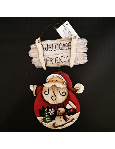 Personaggio Welcome Friends, Legno,...