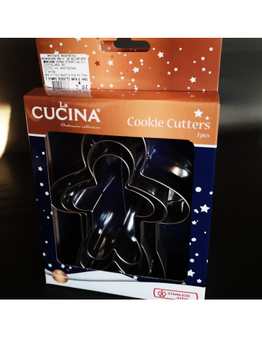 3 Stampi per Biscotti,  da 7 a 13 cm...